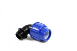 Lovrin MALE ELBOW Ø20X3/4 PERLA BLUE