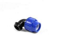 Lovrin MALE ELBOW Ø40X11/4 PERLA BLUE