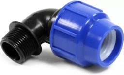 Lovrin MALE ELBOW Ø25X1/2 PERLA BLUE
