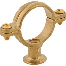 WALRAVEN Rørbærer messing med vægflange 18 mm