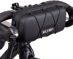Torba rowerowa na kierownicę wodoodporna WildMan GD8, czarna