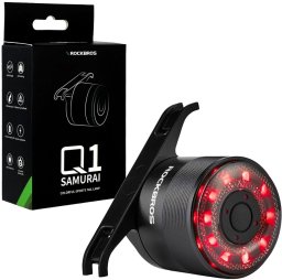 Lampka rowerowa tylna Rockbros Q1, czarna