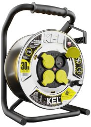 Przedłużacz bębnowy KEL W-99256 czarny 25 m