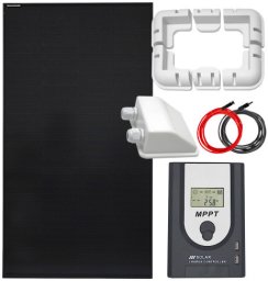 Zestaw solarny 180W 12V 20A + Uchwyty