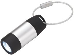 TROIKA ECO CHARGE Czarny, Szary Latarka brelok LED