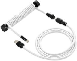 Sharkoon SGK50 Aviator Kabel Black/White (wei/schwarz. 1.85 Meter. Spiralkabel fr SKILLER SGK50 S4)