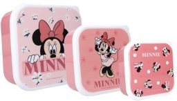 Śniadaniówka, Snack Box 3w1, Myszka Minnie, Róż