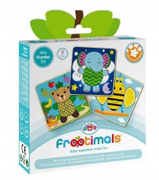 PROMO Puzzle drewniane mini Frootimals FT00029 Kids Euroswan