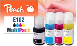 Peach Peach Patrone Epson CISS 102 MultiPack bk,c,m,y remanufactured