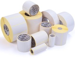 Label, Paper, 40x15mm; Thermal Transfer, Z-PERFORM 1000T, Uncoated, Permanent Adhesive, 76mm Core