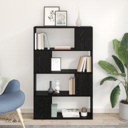 vidaXL Centrum rozrywki Czarny dąb Materiał drewnopochodny