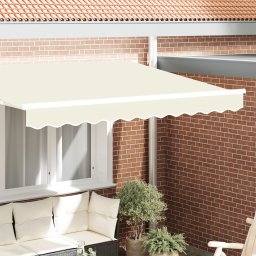 vidaXL Markiza do ramy 2.5 m kremowa 2.3x0.2 m