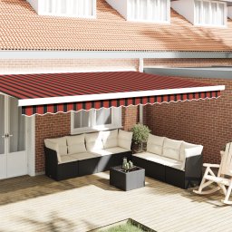 vidaXL Markiza na stelaż 5 m Wielokolorowa 4,8 x 0,2 m