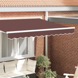 vidaXL Baldachim dla ramy 2.5m brązowy 2.3x0.2m
