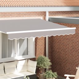vidaXL Fasada markizy do ramek 3 m Jasnoszary 2.8x0.2 m