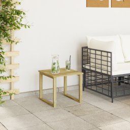 vidaXL Stół do leżaka 40x40x36 cm z impregnowanego drewna sosnowego