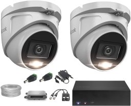 Zestaw do monitoringu 2x TVICAM-T2M-20DL, SSD-DVR-2MP Full HD HiLook by Hikvision