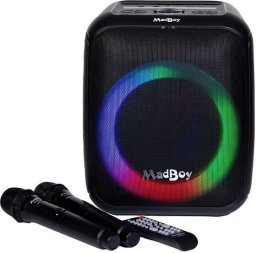 MadBoy TOTAL S battery-powered karaoke machine with wireless microphones
