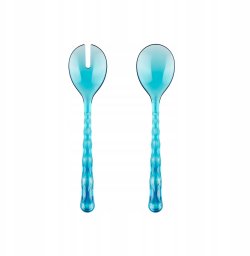 Guzzini VANITY sztućce do sałaty Sea blue