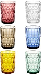 Guzzini VANITY Zestaw 6 wysokich kubków Assorted colors
