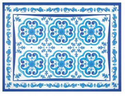 Guzzini BLUES Tischset Mediterranean blue