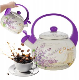 Czajnik emalia Masterpan MP-2508 2,2L lawenda