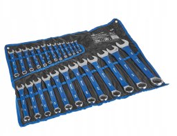 Geko Klucze płasko-oczkowe polerowane z gumowym uchwytem AntiSlip 6-36mm 25el. CRV (4)
