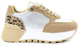 GOE Damskie sneakersy brązowe RR2N4070 BROWN 36