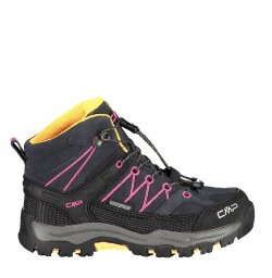 Buty dziecięce CMP Kids Rigel Mid WP - antracite/bouganville