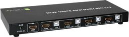 Przełącznik Techly 4-portowy przełšcznik KVM HDMI/USB 4x1 z audio (028702) - AVTEYVS00028702