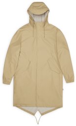 Rains płaszcz przeciwdeszczowy unisex FISHTAIL PARKA W3 18140 24 SAND XS