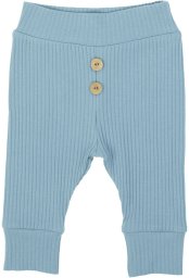 Spodnie niemowlęce w prążek dla chłopca Teddy niebieskie Nicol 56 (51 - 56 cm)