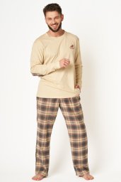 Piżama męska MNS 403 Flanela 2XL