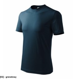 Base - ADLER - Base - Koszulka unisex, 160 g/m2, 100 % bawełna, 85 % bawełna, 15 % wiskoza - granatowy 2XL