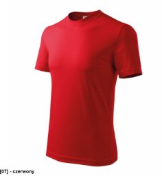 Base - ADLER - Base - Koszulka unisex, 160 g/m2, 100 % bawełna, 85 % bawełna, 15 % wiskoza - czerwony L