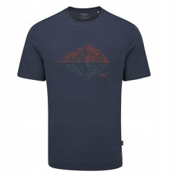 Koszulka crimp reflection tee-tempest blue-m RAB
