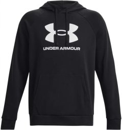 Bluza z kapturem Under Armour Rival Fleece Logo Hoodie - black/white