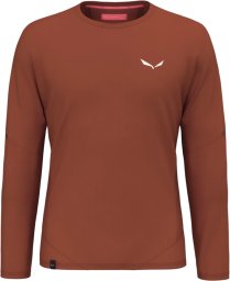Bluza bez kaptura Salewa Pedroc Dry L/S Tee - bombay brown