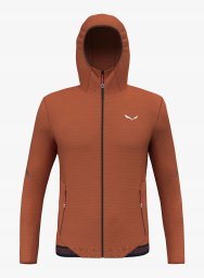 Bluza z kapturem Salewa Pedroc PL Hooded Jacket - bombay brown