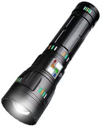Duża Latarka dalekosiężna Medialove M1 LED 30400mAhZoom