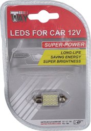 LED BULB SV8.5 36MM 27SMD 1PCS