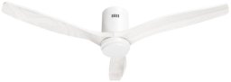 Hombli smarter Deckenventilator mit Licht, White & White Wood