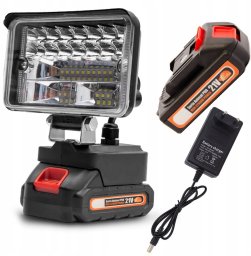 Akumulatorowa lampa robocza 4 z 1 akumulatorem 1,5ah, Seria Animal Pro