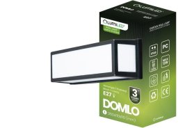 Kinkiet Ogrodowy Elewacyjny E27 Prostokątny DOMLO LUMILED