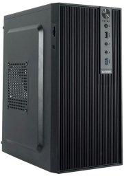 1stCOOL skříň STEP 6, micro tower, AU, USB 3.0, USB-C, CR, bez zdroje, černá
