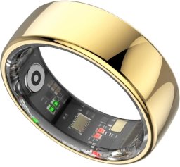 Smart RING PRO z�oty, pomiar stresu, t�tno, monitorowanie snu, roz. 13, Powerton