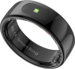 Smart RING PRO czarny, pomiar stresu, t�tno, monitorowanie snu, roz. 8, Powerton