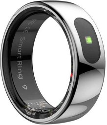 Smart RING PRO srebrny, pomiar stresu, t�tno, monitorowanie snu, roz. 9, Powerton