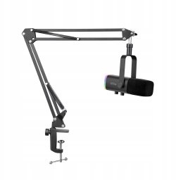 Mikrofon dynamiczny studyjny Fifine AM8T USB/XLR RGB ze statywem PnP