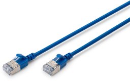 Eigenbrand DIGITUS CAT 6A F-FTP SlimPatchk.,CU,LSZH AWG 32/7 5m Niebieski